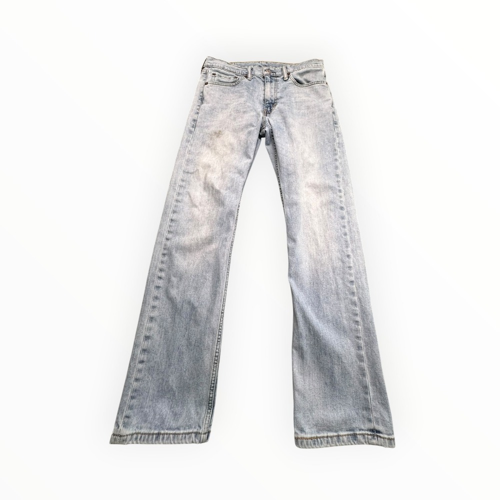 Levi's Jeans Mens 31x30 Light Wash 514 Straight Leg Denim Classic Casual‎